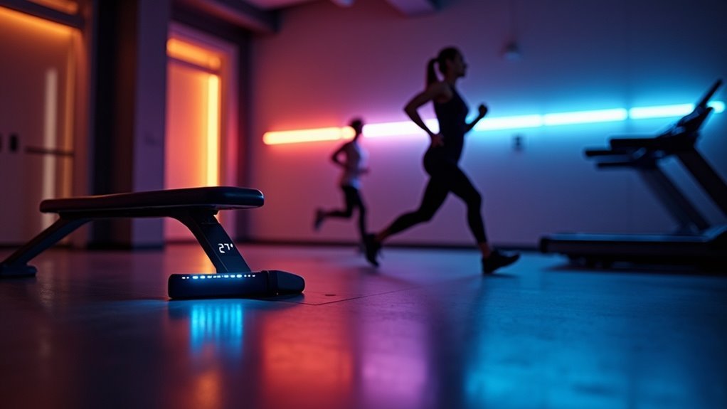 automated workout lighting system