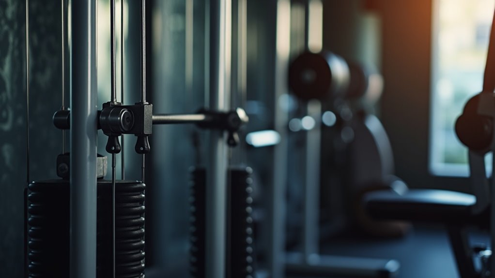 cable crossover tight space setup