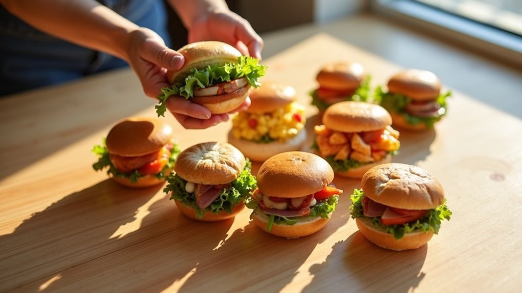 choosing sandwich j cups