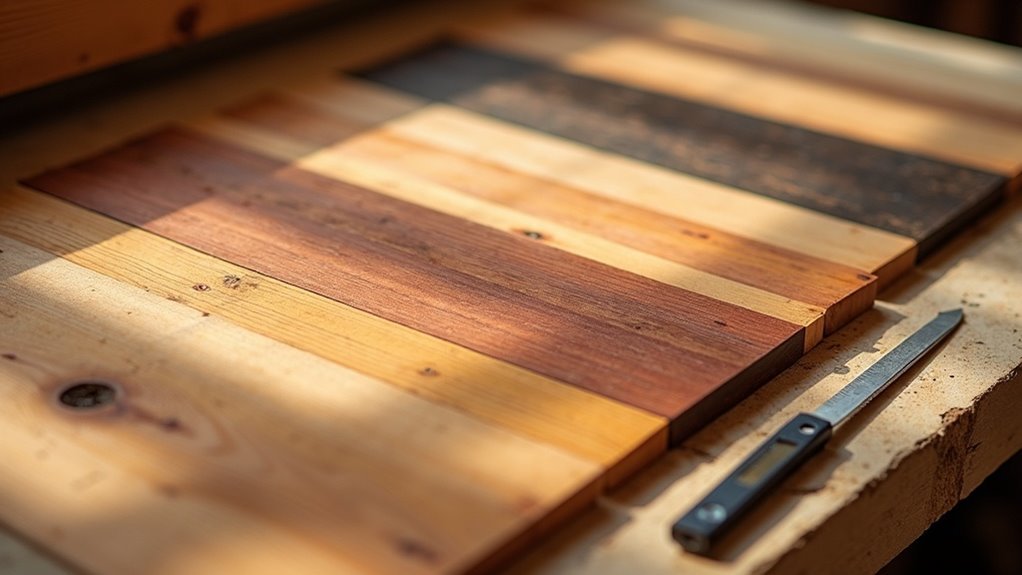 choosing suitable wood types