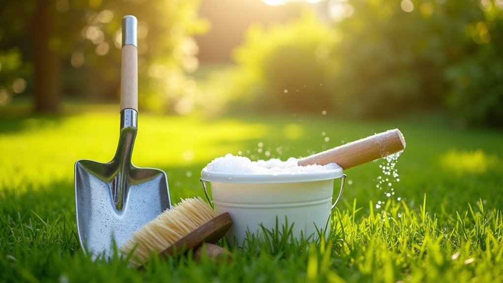 clean outdoor equipment properly