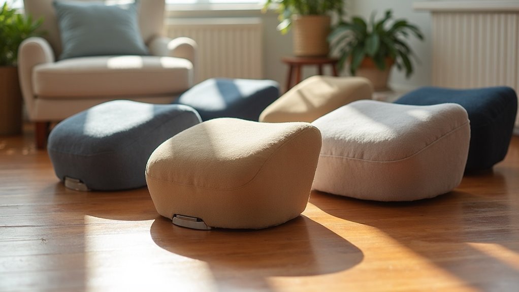 comfortable seated row footrests