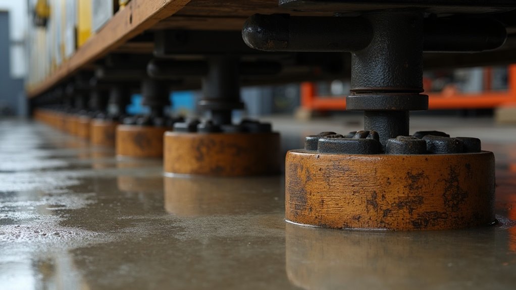 elevate equipment from moisture