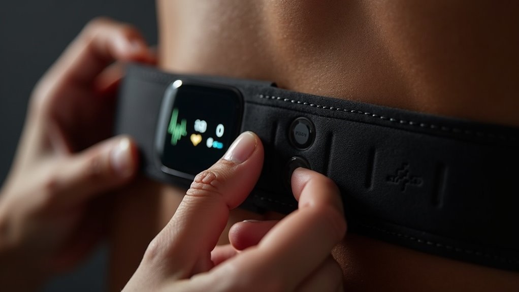 heart rate strap positioning impact
