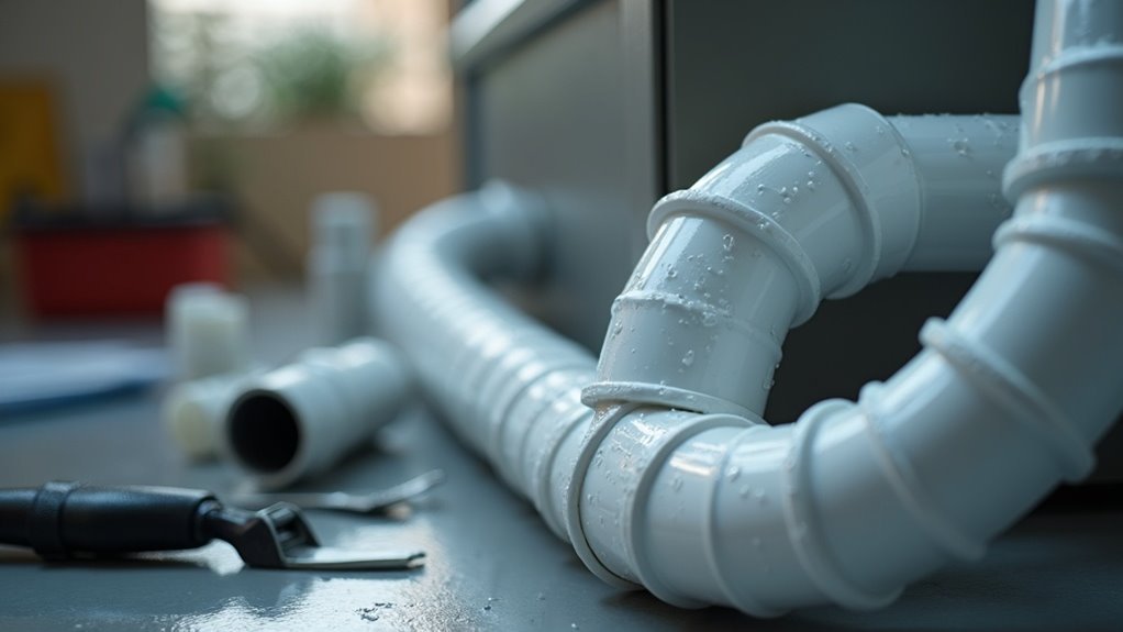 install dehumidifier drain line