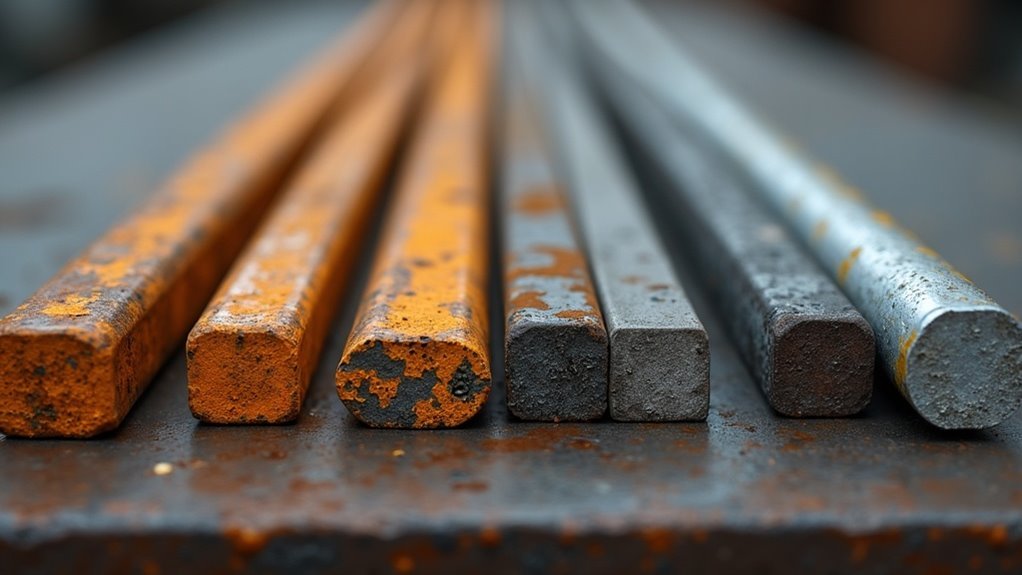 maintenance of steel bars