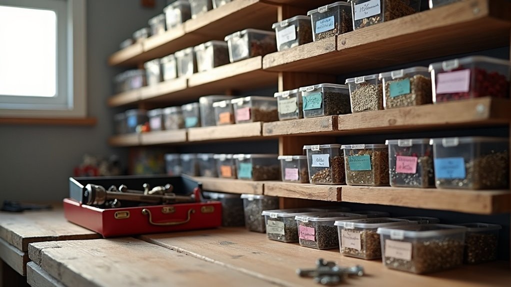 organize and label hardware