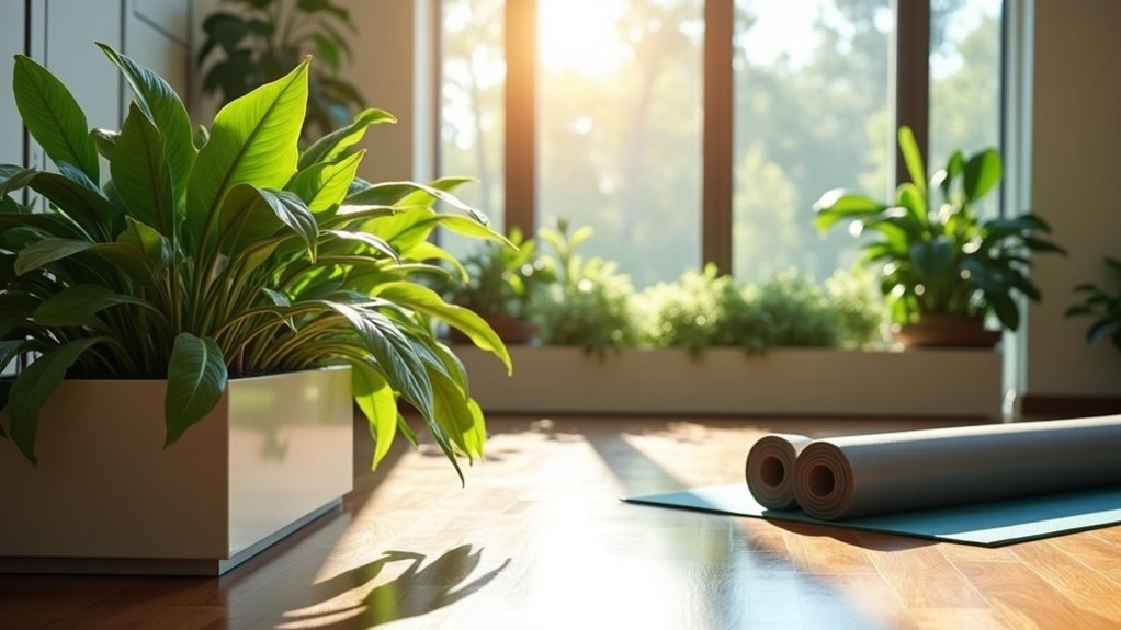 plants enhance workout air