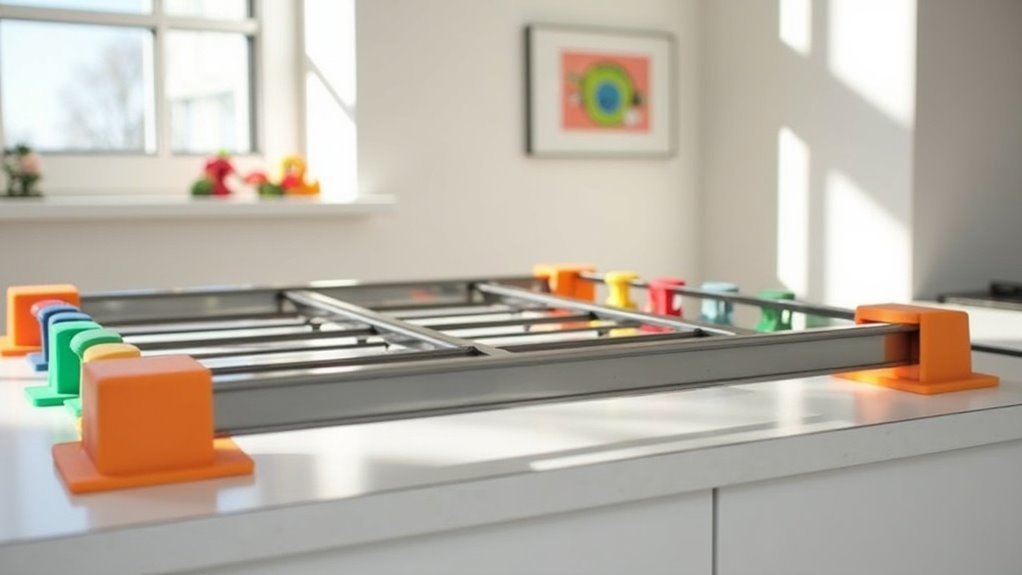 protecting sharp rack edges