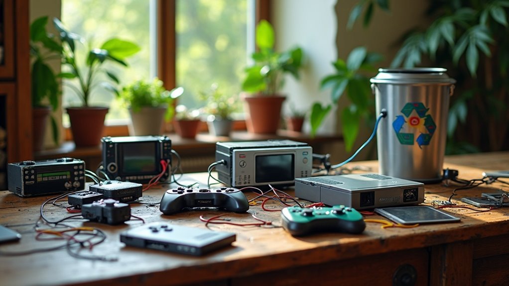 recycle old electronic consoles