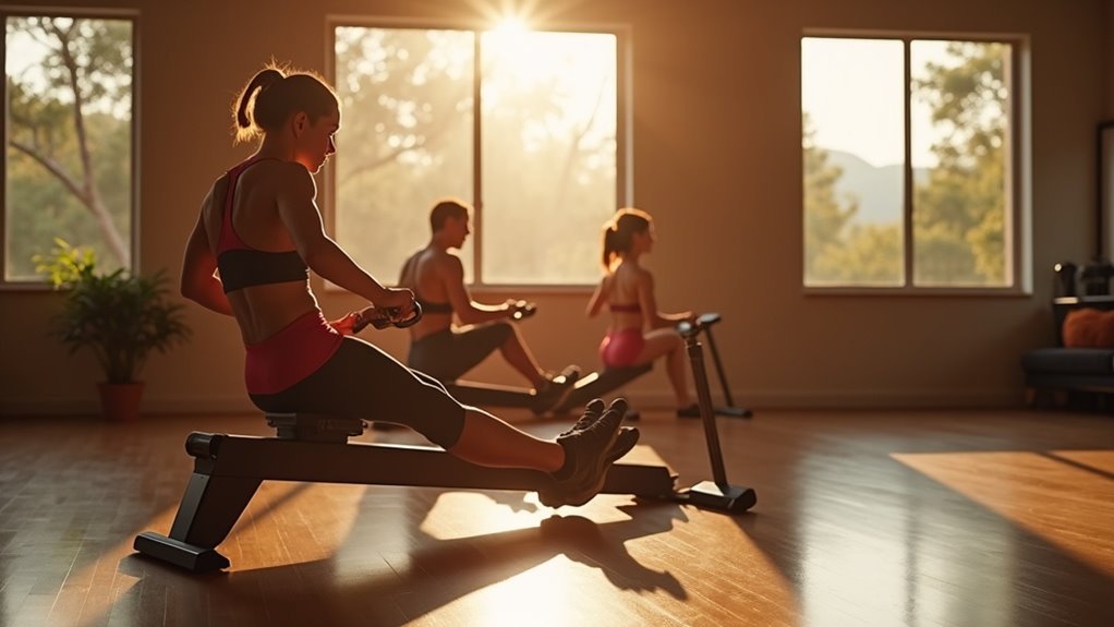 rower damper setting effects