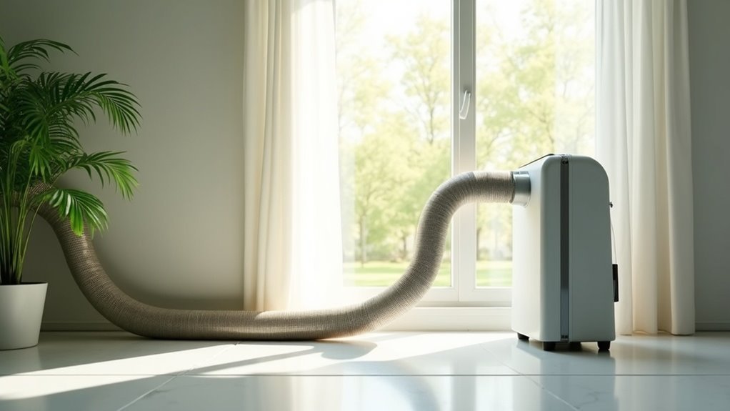 safe portable ac hose