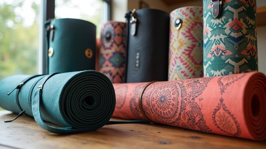 stylish functional yoga mat bags