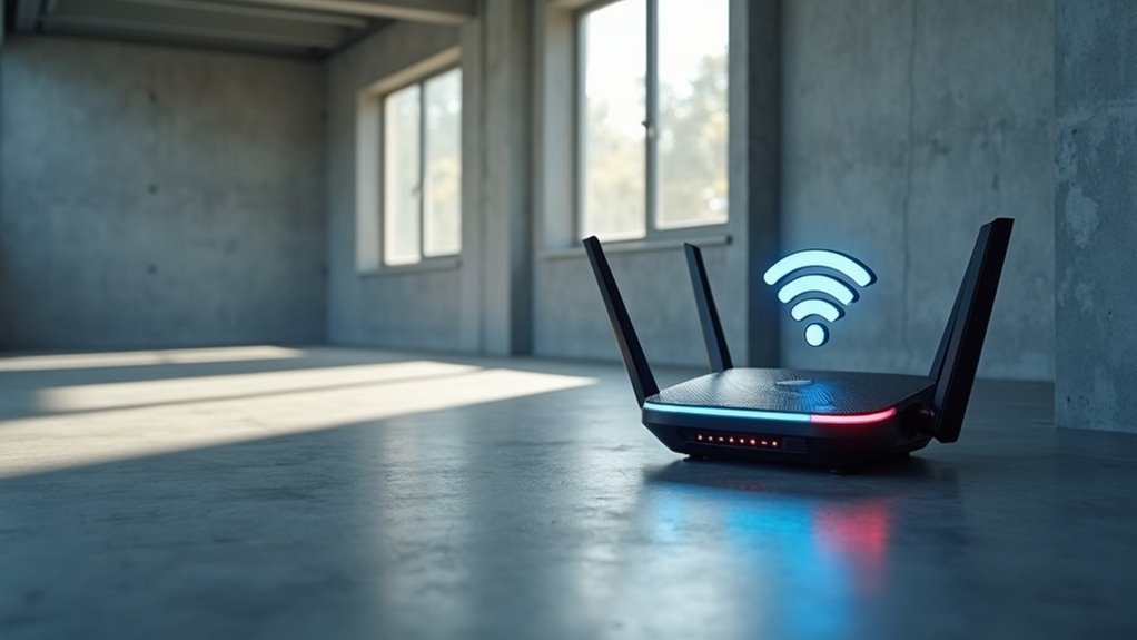 wi fi signal garage walls