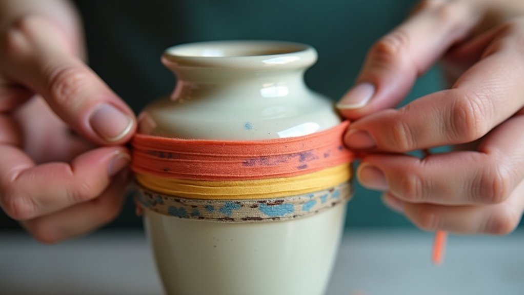 wrap bands securely tight